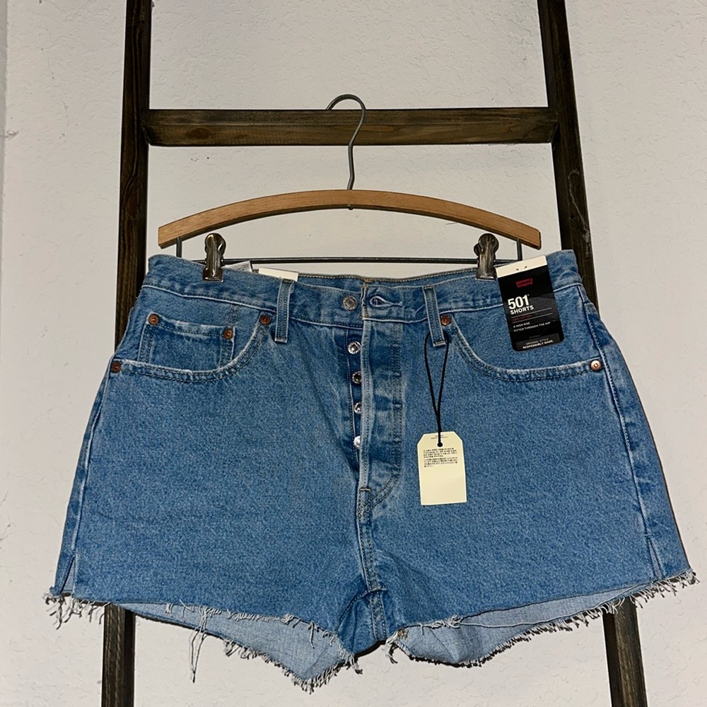 Levi’s| 501 Denim Blue Jean Button Fly Women's Shorts